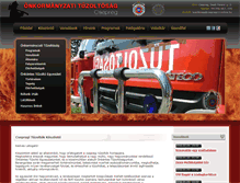 Tablet Screenshot of csepregituzoltok.hu
